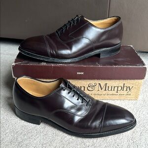 Burgundy Johnston & Murphy Dress Shoes - Men’s Size 10